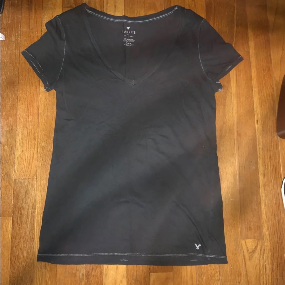 American Eagle Black Favorite Tee
